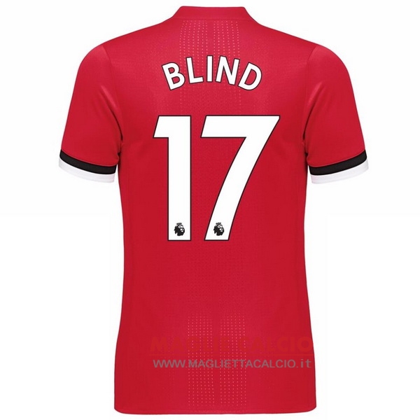 nuova maglietta manchester united 2017-2018 blind 17 prima